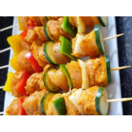 BROCHETTE DE POULET MIEL CITRON